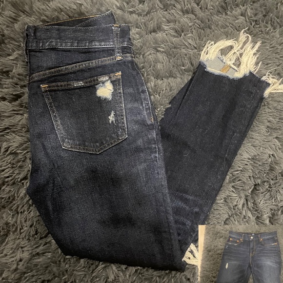 GAP distressed boyfriend jeans, size 25R - Picture 1 of 2